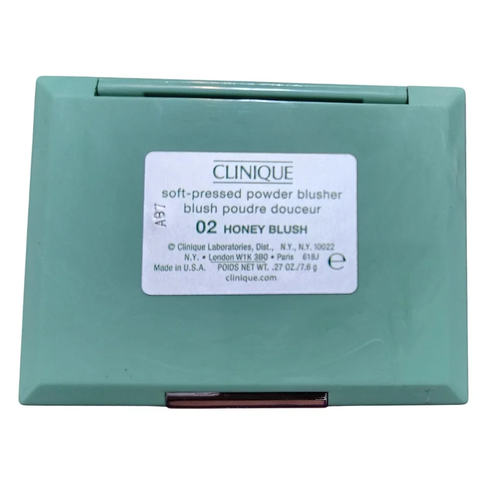 New Clinique Soft Pressed Powder Blusher Blush 02 Honey Blush Makeup